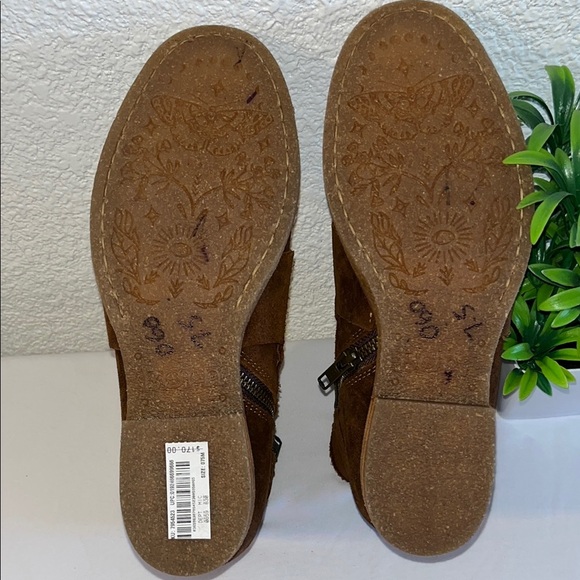 Born Brown Ankle Boots with Buckle Straps - Picture 8 of 14